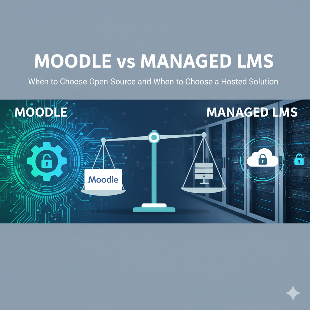 Moodle vs Managed LMS: When to Choose Open-Source and When to Choose a Hosted Solution