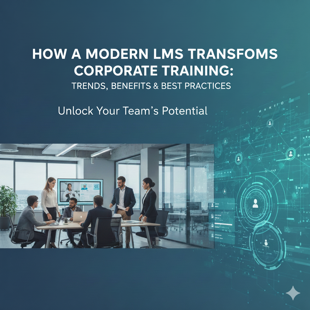 How a Modern LMS Transforms Corporate Training: Trends, Benefits & Best Practices