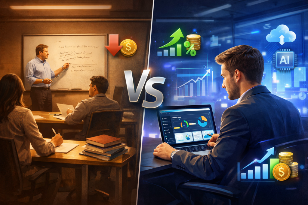 LMS vs Traditional Training: Which Is Draining Your ROI?
